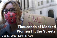 Thousands of Masked Women Hit the Streets