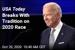 USA Today Breaks With Tradition on 2020 Race