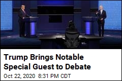 Trump Brings Notable Special Guest to Debate