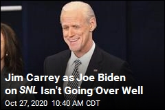Jim Carrey as Joe Biden on SNL Isn&#39;t Going Over Well
