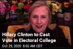 Hillary Clinton to Cast Vote in Electoral College