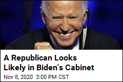 A Republican Looks Likely in Biden&#39;s Cabinet