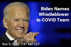 Biden Names Whistleblower to COVID Team
