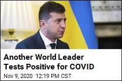 Ukraine&#39;s President Tests Positive for COVID