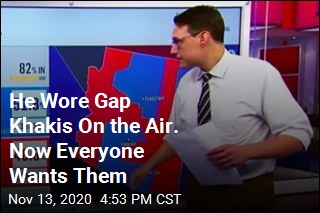 He Wore Gap Khakis On the Air. Now Everyone Wants Them