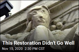 Restoration Turns Statue Into 'Fugly Humanoid'