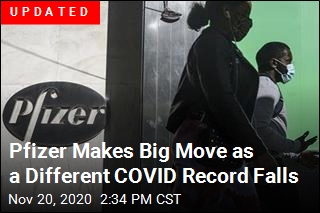 Pfizer Readies Big Move as a Different COVID Record Falls