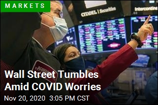 Wall Street Tumbles Amid COVID Worries