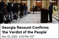 Georgia Recount Confirms &#39;the Verdict of the People&#39;