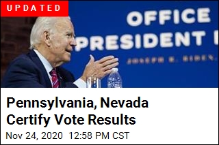 Pennsylvania Certifies Biden as the Winner