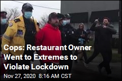 Restaurant Defies Lockdown Even After Cops Change Locks