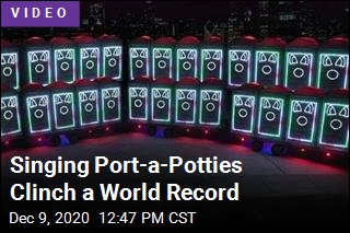 It&#39;s a World Record for ... Singing Port-a-Potties