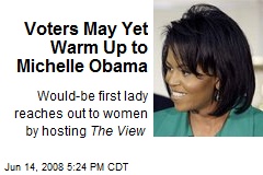 Voters May Yet Warm Up to Michelle Obama