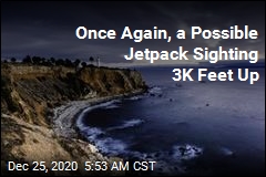 Once Again, a Possible Jetpack Sighting 3K Feet Up