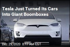 Tesla Just Turned Its Cars Into Giant Boomboxes