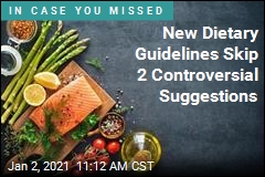New Dietary Guidelines Skip 2 Controversial Suggestions