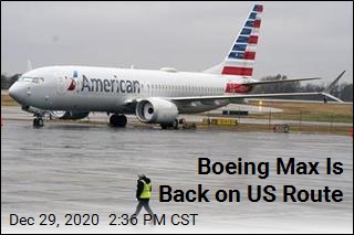 Boeing Max Is Back on US Route