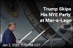 Trump Skips His NYE Party at Mar-a-Lago