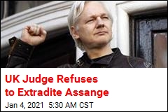 Judge Won&#39;t Extradite Assange to US, Cites Suicide Risk