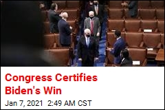 Biden&#39;s Win Certified by Congress