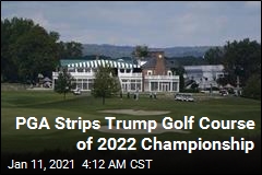 PGA Cuts Ties With Trump