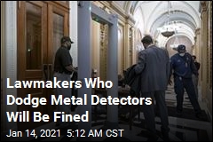 Lawmakers Will Be Fined for Evading Metal Detectors