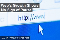 Web's Growth Shows No Sign of Pause
