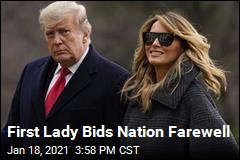 Melania Trump Thanks Nation