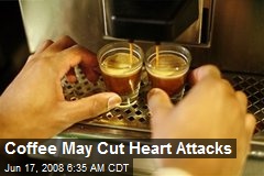 Coffee May Cut Heart Attacks