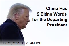 China Gives Trump a Biting Send-Off