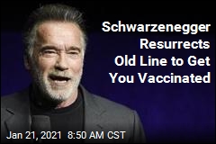 Schwarzenegger Has Perfect Response to Vaccine Jab