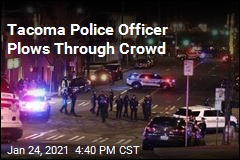 Tacoma Police Officer Plows Through Crowd
