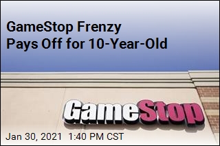 Boy Cashes in on GameStop Frenzy