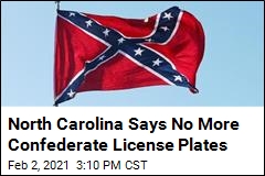 North Carolina Says No More Confederate License Plates