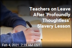 School Under Fire for Lesson: &#39;How Will You Punish This Slave?&#39;