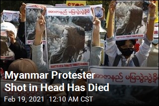 Woman Shot Protesting Myanmar Coup Dies