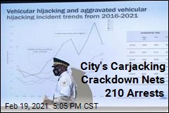 City&#39;s Carjacking Crackdown Nets 210 Arrests