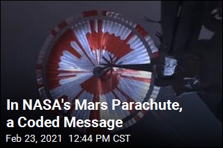 NASA Hid a Message in Its Mars Parachute