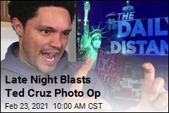 Late Night Blasts Ted Cruz Photo Op
