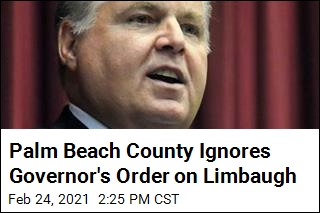 Palm Beach County Ignores Governor&#39;s Order on Limbaugh