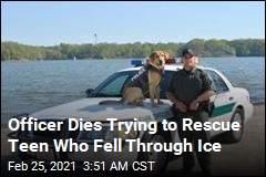 Officer Dies Trying to Save Girl From Frozen Lake