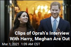 Clip of Oprah Winfrey&#39;s Prince Harry Interview Released