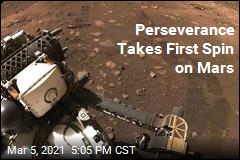 Rover Takes Test Drive on Mars Surface