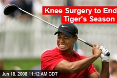 Knee Surgery to End Tiger's Season