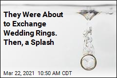They Were About to Exchange Wedding Rings. Then, a Splash