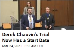 Derek Chauvin&#39;s Trial Start Date: Monday