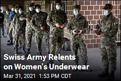 Swiss army to start allowing female soldiers to wear women's underwear