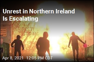 55 Cops Hurt in Northern Ireland Unrest