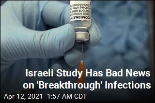 Israeli Study Has Bad News on &#39;Breakthrough&#39; Infections