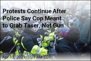 Protests Continue After Police Say Gun Was Confused for Taser